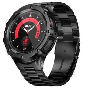 Caja y correa de acero inoxidable compatible con Samsung Galaxy Watch 7 correa 44 mm, - Imagen 1 de 6