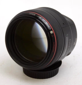 Canon EF 85mm F/1.2L USM con tapas originales, capó y caja - Usado nítido, EX Plus - Imagen 1 de 14