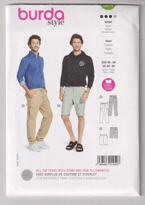 5814 BURDA - SHORTS & PANTS - MENS Sz 36 to 46" - Image 1 of 2