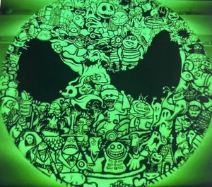 Nightmare Before Christmas Disc Golf Custom Dynamic Hybrid Moonshine Warden Glow - Picture 1 of 5