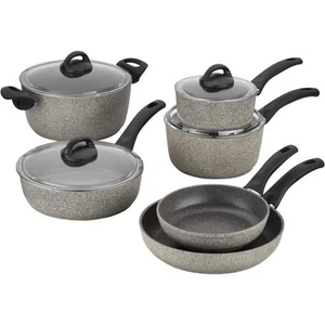 Ballarini Parma 10-teiliges Aluminium Keramik Antihaft Kochgeschirr Set in Grau - Bild 1 von 7