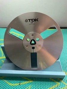 TDK Mulinello a Mulinello Vintage in Metallo 7 Pollici Professionale 1/4 Mulinello - Foto 1 di 6