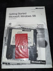Microsoft Windows 98 Second Edition Getting Started Pack w/ CD, Floppy & Manual - Picture 1 of 4