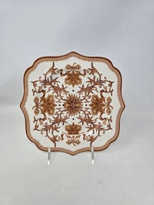 Spode Indian Red Salad Plate  / Luncheon Plate  - Perfect Unused Condition! - Picture 1 of 8