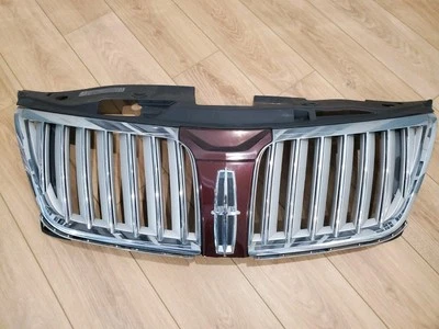 Parrilla superior delantera cromada Lincoln MKS 2009 2010 2011 2012 + EMBLEMA Foto 1 de 4
