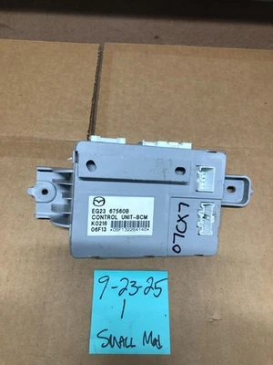 2007 - 2008 Mazda CX-7 CX7 2.3L BCM módulo de controle de corpo EG23 67560B - Imagem 1 de 4