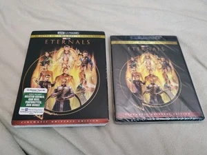 Eternals - 4K Ultra HD / Blu-ray + Slipcover - New - Picture 1 of 3