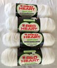 Red Heart Sport Yarn 4 Skeins Color #1 White