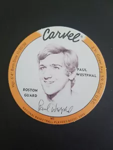 1975 CARVEL BASKETBALL CARD PAUL WESTPHAL BOSTON CELTICS MINT COND. ORANGE - Picture 1 of 1