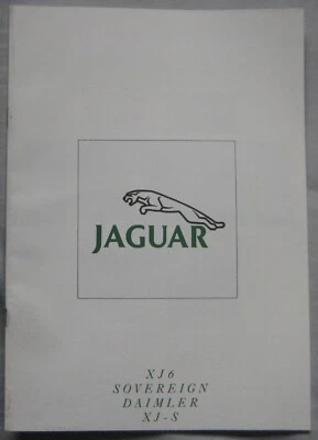 1990 Jaguar Daimler Brochure Pub.No. JAG90/M1 - Image 1 of 2