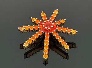 SCHMUCKJAGD ANHÄNGER 925/- SILBER VERGOLDET MIT FEUEROPAL TERRA OPALIS - Imagen 1 de 3