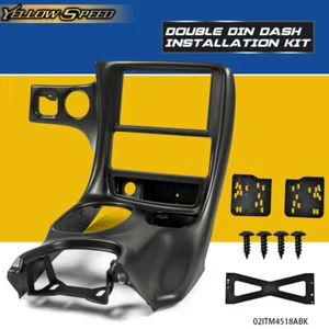 Kit de instalación de tablero doble Din consola con bisel de radio PARA CHEVY CORVETTE 97-04 - Imagen 1 de 12