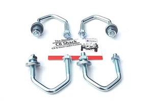 Paquete de 4 U-Bolts V-Bolt 1,75 x M8 para mástil aéreo o de antena de hasta 1,5 - Imagen 1 de 4