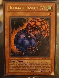 Ultimate Insect LV1 - Rare Foil - Yugioh Wind Monster - Vintage - Foto 1 di 1
