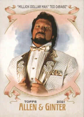 2021 Topps Heritage WWE Allen and Ginter #AG15 "Million Dollar Man" Ted DiBiase - Image 1 of 2