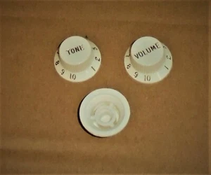 Fender Player Model Stratocaster Tone & Volume Witch Hat Knobs - Inventory SALE! - Picture 1 of 1