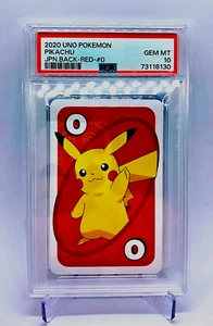 Pokémon 2020 "PIKACHU" #0 RED BACK UNO PSA 10 Japanese - Picture 1 of 2