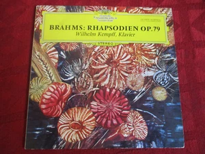 7" 45rpm WILHELM KEMPFF Klavier Brahms Rhapsodien op 79 STEREO DGG 121683 SEPL - Bild 1 von 1