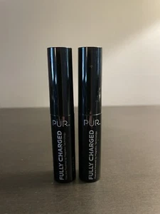 PUR Fully Charged Mascara .14 fl oz 4 ml Travel Size Sealed X2 - Picture 1 of 2
