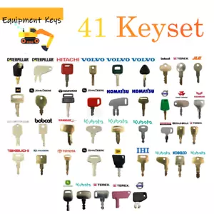 Juego de 41 llaves de equipo pesado JCB CAT Komatsu Volvo Kubota Bobcat JLG Genie Case - Imagen 1 de 3