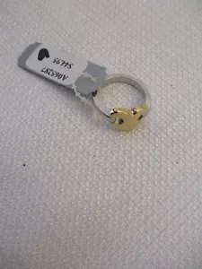 Rochet Stainless steel gold and silver tone new nwt ladies heart ring 9 - Picture 1 of 2