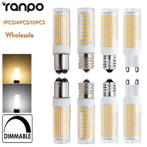 12W Led Corn Light Bulb G9 E11 E12 E14 E17 Ba15D G4 G8 Gy6.35 Ceramic Dimmable - Picture 1 of 24