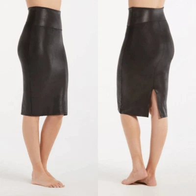 SPANX - Faux Leather Pencil Skirt M NWOT - Image 1 of 4