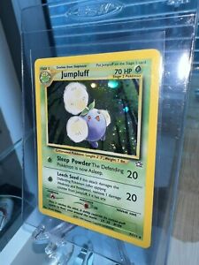 Jumpluff Holo Rare Swirl Neo Genesis 7/111 WOTC Pokemon Card Near Mint