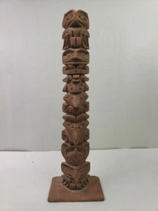 Ray Williams Signed Carved Totem NUH-CHA-NULTH Northwestern Native American - Picture 1 of 18