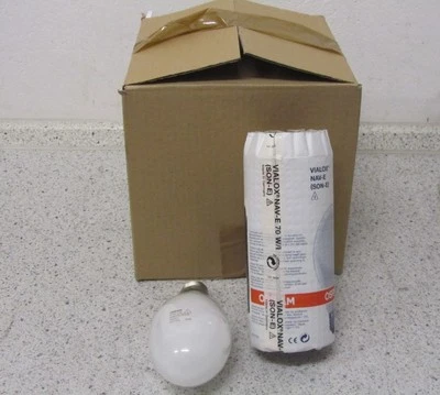 4 Stück Osram Vialox NAV-E 70 W/I Natriumdampflampe mit integrierter Zündeinheit