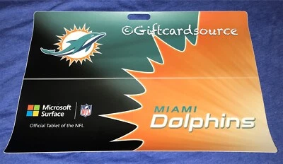 NEW MICROSOFT SURFACE PRO 2017+ NHL “MIAMI DOLPHINS” VINYL DECAL COVER - Image 1 of 2