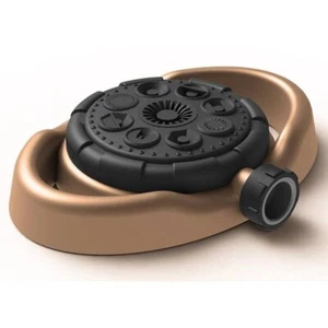 Gardener'S Choice 8-Pattern Metal Sprinkler with Swivel Connection - Picture 1 of 2