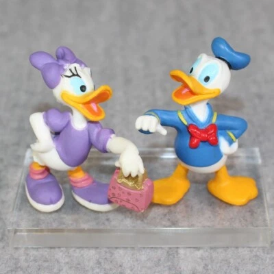 BULLYLAND Disney Donald & Daisy Duck PVC Figures Germany Vintage 1980s Rare - Bild 1 von 4