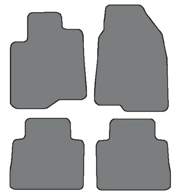 2012-2015 雪佛兰 Captiva Sport 4 件定制适合地毯脚垫-黑色 — 第 1/4 张图片