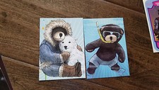 2017 SDCC A TINY TEDDY NAMED CUDS ROBERT ARAGON PROMO CARD SET OF 2 # C1 & C2