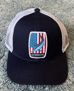 NUEVO Magellan Exterior Camionero Malla Ajustable Snapback Sombrero Negro - Imagen 1 de 2