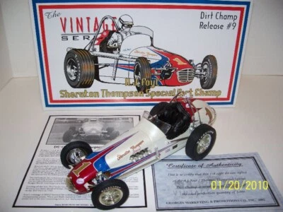 1/18 #1 A J FOYT USAC SHERATON THOMPSON OFFY DIRT CHAMP - Image 1 of 2