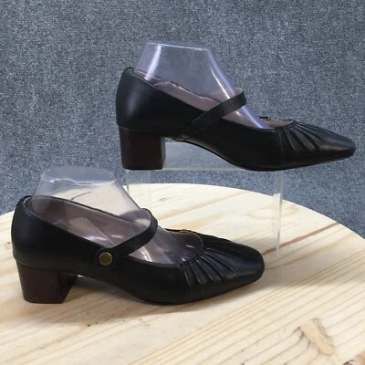 Signature By Journee Collection Zapatos Mujer 8.5 Ellsy Pump Negro Informal Bloque Foto 1 de 4