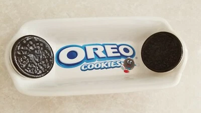 White Ceramic Oreo Cookies Dish  - Image 1 of 4