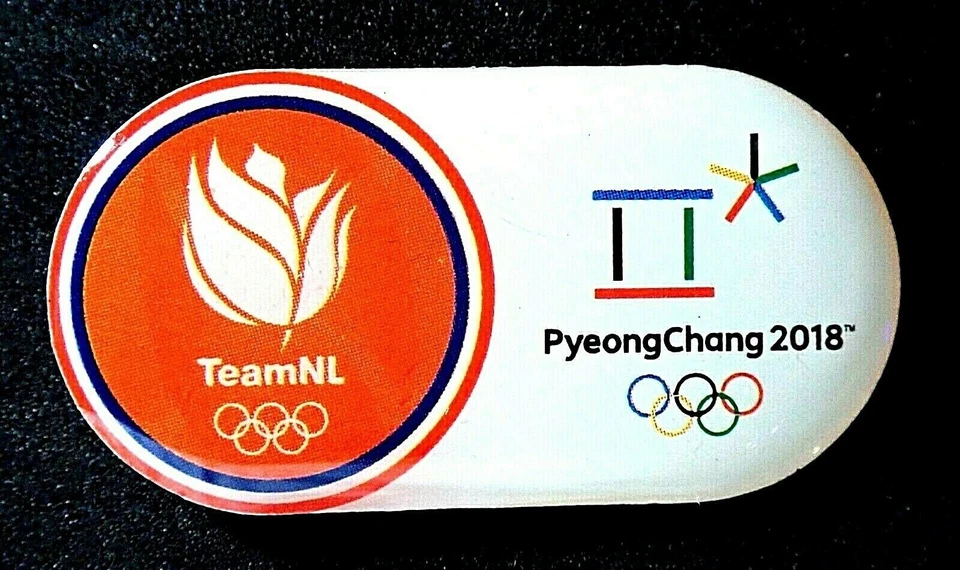 ЗНАЧОК НОК ОЛИМПИЙСКИЙ НИДЕРЛАНДЫ ПХЕНЧХАН 2018 — 2026 MILANO-CORTINA TRADER - Изображение 1 из 1