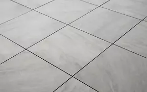 Keramik Terrassenplatten Feinsteinzeug Fliese BIANCO Wohnrausch Muster - Bild 1 von 4