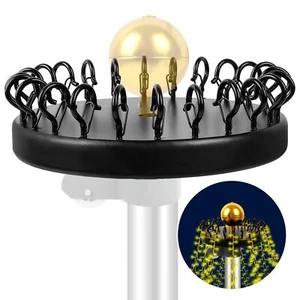Christmas Tree Flag Pole Mega Topper Light Hook, Outdoor Telescoping Flagpole... - Picture 1 of 7