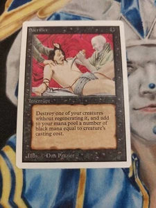 Sacrifice MTG Unlimited Uncommon Black Instant Near-Mint x1 GG1 - Picture 1 of 4