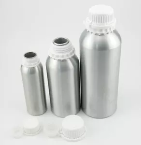 Botella de aluminio pulido de alto sellado 1/10 piezas latas vacías para productos químicos cosméticos - Imagen 1 de 3