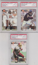 Lot of 3 - 2000 - NUMBERED - Shaun King, Cade McNown, Stephen Davis - MINT 9!!!