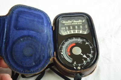 Medidor de exposición eléctrico Weston original vintage modelo 735 piezas de cámara Foto 1 de 3