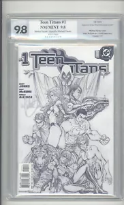 TEEN TITANS #1 PGX 9.8 SE "FIRMADO POR MICHAEL TURNER" - Imagen 1 de 1