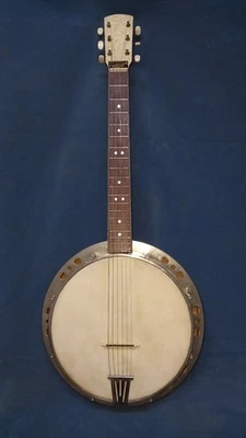Banjo de guitarra pequeño vintage Framus 6 anillos 1959 ALEMANIA Foto 1 de 4