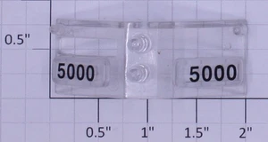 Lionel 85000-087 #5000 GP-9 Seaboard Headlight Marker Lens and Number Board (12) - Picture 1 of 2