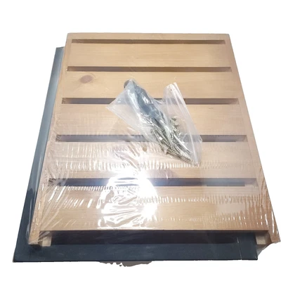 Koretech One Step Stool for Bathroom Kitchen Bed Oak 3.5" Heavy Duty - Image 1 of 4